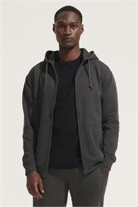 FELPA UNISEX FULL ZIP CON CAPPUCCIO